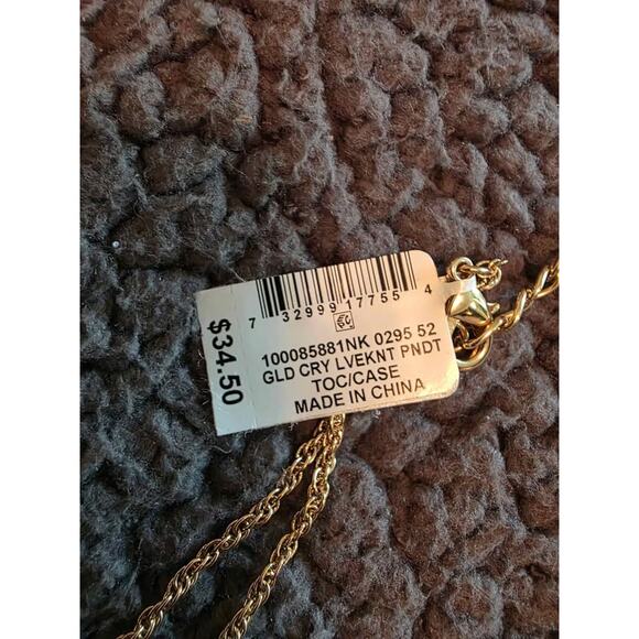 Charter Club Goldtone Pendant NWT - Picture 2 of 4